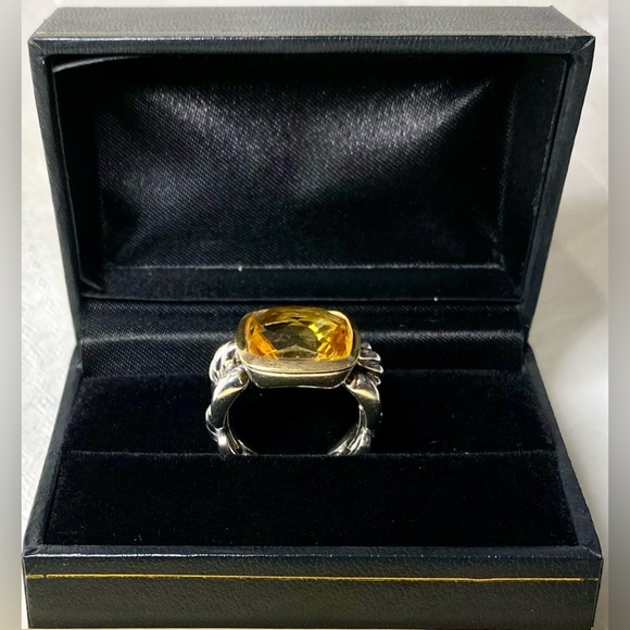 David Yurman Limited Edition Citrine Wheaton Ring - Picture 12 of 16